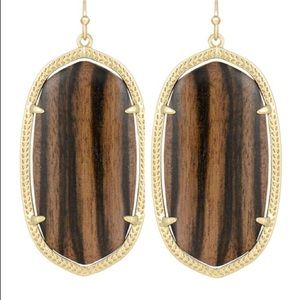 Kendra Scott Danielle Earrings in EBONY WOOD